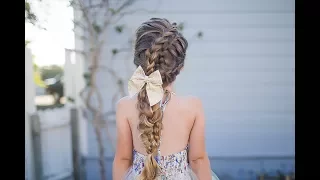 Double Lace Updo | Homecoming Hairstyle | Cute Girls Hairstyles