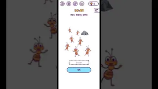 Tricky brains level 41 how many ants walkthrough solution