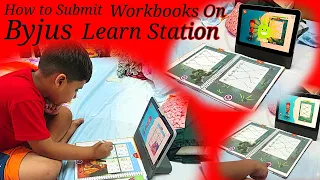 Submit Workbooks on Byjus Learn Station like Magic