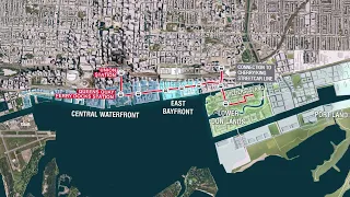 Waterfront East LRT Extension - Overview