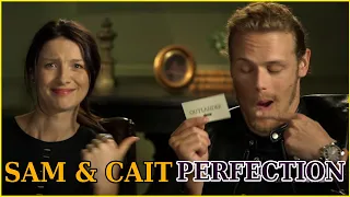 'Outlander' Sam Heughan & Caitriona Perfect in Interviews l Hilarious & Fun😍😍