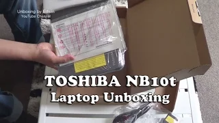 Toshiba NB10t Laptop Unboxing