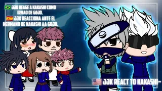 ✨ JJK reacts to Kakashi as Gojo's brother ✨ || 🇺🇸/🇧🇷/🇪🇸 || #gacha #gachaclub