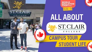 St. Clair College Campus Tour Canada 🍁| Windsor Campus | Amratpal A Vision