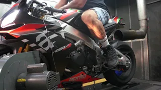 Aprilla RSV4 DYNO RUN