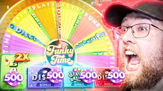 MY BIGGEST BETS ON FUNKY TIME LIVE GAME SHOW EVER!