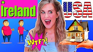 Irish Girl REACTS TO "AVERAGE AMERICAN VS AVERAGE BRITISH PERSON" (How Do They Compare?)| Favour