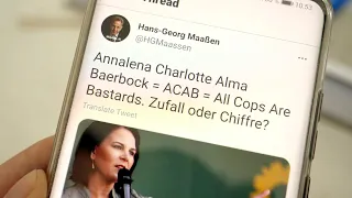 "ACAB": Maaßen-Tweet zu Baerbock sorgt für Empörung | AFP