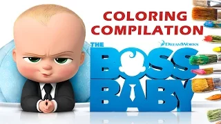 The Boss Baby Coloring COMPILATION  - Kids Coloring Book | Coloring Pages for Children