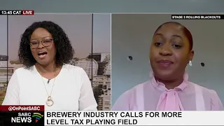 Brewery industry wants a more level tax playing field: Fatsani Banda