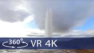 Iceland - Highlight Roadtrip including Geyser in  360 VR