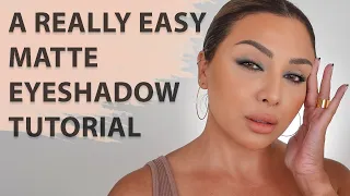 EASY MATTE EYESHADOW TUTORIAL 2021 | NINA UBHI