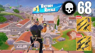 68 Elimination Solo vs Squads Wins (Fortnite Chapter 5 Gameplay Ps4 Controller)