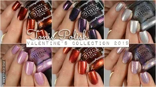 Swatches || Tonic Polish Valentine’s 2019 Collection | Rikki's Nails