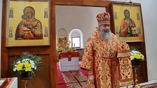 Слово митр.Арсения на праздничной вечерне в Святогорском соборе. 16.04.17г.