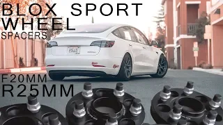 Tesla Model 3 Blox Sport wheel spacers installation