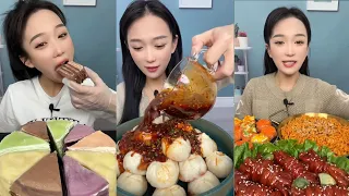 ASMR MUKBANG CHINESE SPICY EATING SHOW.[MZG eat@ #asmr #yummy#food#eating#spicy#beef #pork#178