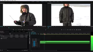 Синхронизация звука в Premiere Pro 2015.  Мультикамерный монтаж по звуку.  Монтаж с нескольких камер