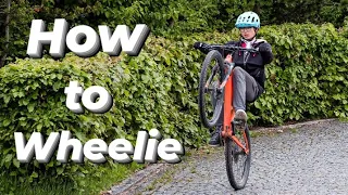 How to WHEELIE in 5 Minuten! - Niki MTB