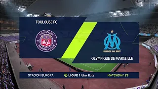 FIFA 23 | Toulouse FC vs Marseille - Ligue 1 Uber Eats | Gameplay