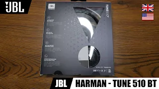 JBL by Harman TUNE 510BT Headphones Unboxing