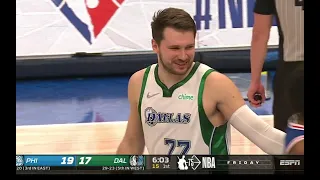 LUKA DONCIC STOPPED THE GAME SO BOBAN CAN JUMP AND FIX THE RIM LOL