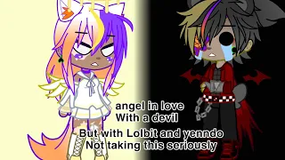 Yenndo and Lolbit getting put into random Gacha story’s part one 💜🧡Yennbit🖤🩶