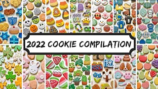 1 Hour Satisfying Cookie Decorating with Royal Icing Compilation ~ Every cookie I made in 2022