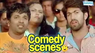 Drama Comedy Scenes - Kannada Comedy - Yash, Radhika Pandith