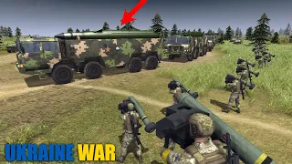 UKRAINIAN TROOPS COMPLETELY DESTROYED HUGE CHINESE CONVOY - GO HOME CHINESE (MenOfWar2 Battle Sim)