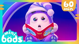Bedtime Story! - Minibods | Mini Oddbods | Baby Oddbods | Funny Cartoons For Kids