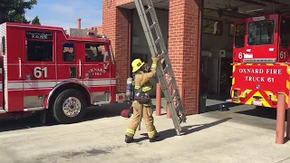 OXNARD COLLEGE FIRE TRAINING - Ladder 1 Person 24’ Throw