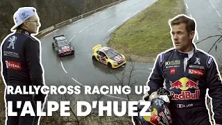 Driving The Famous 21 Bends of L'Alpe D'Huez With Kevin Hansen and Sebastien Loeb