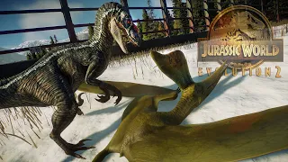 TODOS LOS DINOSAURIOS VOLADORES DE JURASSIC WORD EVOLUTION 2! se comen unos a otros y sorpresa final