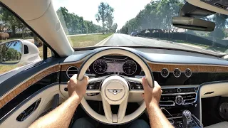 2021 Bentley Flying Spur V8 First Edition POV Test Drive (3D Audio)(ASMR)