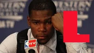 Top 10 times Kevin Durant took a L - Kevin Durant Fail Mix