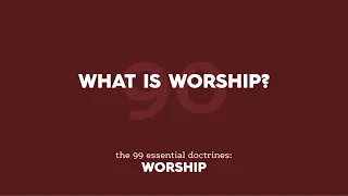 What does "worship" mean?