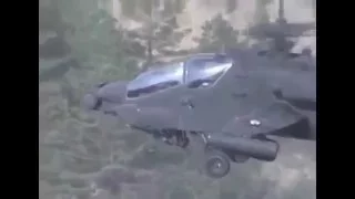 AH 64 Apache Attack Helicopter in action   Live Fire   US Army Korea   Aviation