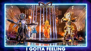 Alle Masked Singers - 'I Gotta Feeling' | Aflevering 7 | The Masked Singer | VTM