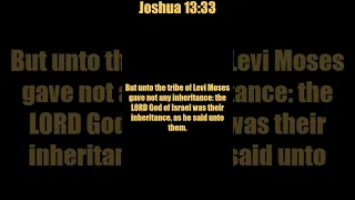 Joshua 13:32- 33