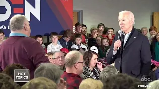 Biden Clashes With Iowa Voter, Part 1 | The View