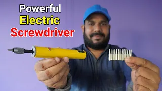 Powerful Electric Screwdriver बनाये बहुत ही सस्ते में | How to Make Electric Screwdriver