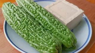 1 tofu plus 2 bitter gourd, the pot is more enjoyable than the big fish, incense!