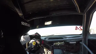 BMW E36 M52B20 8200Rpm Serres Racing Circuit full onboard Дамасцена