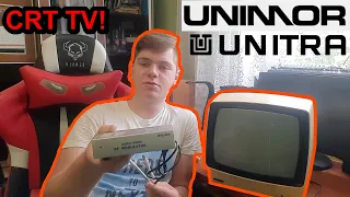 NEPTUN 150E uratowany ze śmietnika! - Telewizor kineskopowy Unitra GZE Unimor | VLOG #52 | EiT #4? |