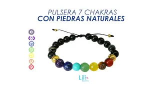 PULSERA 7 CHAKRAS CON PIEDRAS NATURALES✨