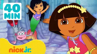 Dora poznaje świat | Przygody Dory w głębinach! 🧜‍♀️ | 40-minutowa składanka | Nick Jr. Polska