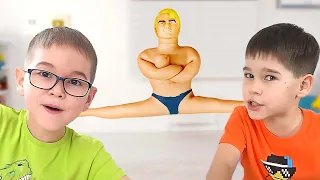 Эксперименты с игрушками Stretch Armstrong,  Вак-Мэн и Соником / #ErikShow