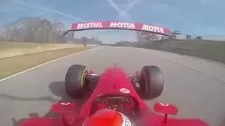 Marc Gene F1 LAP RECORD Road Atlanta Ferrari F2003-GA (1:01.2) Onboard Cam