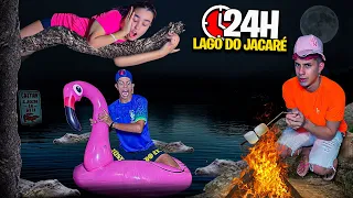 PASSAMOS A NOITE EM UM LAGO DE JACARÉS *extremo